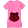 Ladies' Jersey Short-Sleeve Deep V-Neck T-Shirt Thumbnail