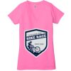 Ladies' Jersey Short-Sleeve Deep V-Neck T-Shirt Thumbnail