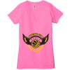 Ladies' Jersey Short-Sleeve Deep V-Neck T-Shirt Thumbnail