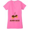 Ladies' Jersey Short-Sleeve Deep V-Neck T-Shirt Thumbnail