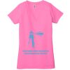 Ladies' Jersey Short-Sleeve Deep V-Neck T-Shirt Thumbnail