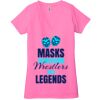 Ladies' Jersey Short-Sleeve Deep V-Neck T-Shirt Thumbnail