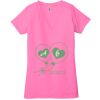 Ladies' Jersey Short-Sleeve Deep V-Neck T-Shirt Thumbnail