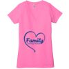 Ladies' Jersey Short-Sleeve Deep V-Neck T-Shirt Thumbnail