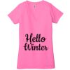 Ladies' Jersey Short-Sleeve Deep V-Neck T-Shirt Thumbnail