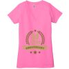 Ladies' Jersey Short-Sleeve Deep V-Neck T-Shirt Thumbnail
