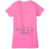 Ladies' Jersey Short-Sleeve Deep V-Neck T-Shirt Thumbnail