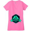 Ladies' Jersey Short-Sleeve Deep V-Neck T-Shirt Thumbnail