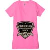 Ladies' Jersey Short-Sleeve Deep V-Neck T-Shirt Thumbnail