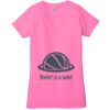 Ladies' Jersey Short-Sleeve Deep V-Neck T-Shirt Thumbnail