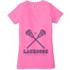 Ladies' Jersey Short-Sleeve Deep V-Neck T-Shirt Thumbnail
