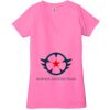 Ladies' Jersey Short-Sleeve Deep V-Neck T-Shirt Thumbnail