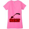 Ladies' Jersey Short-Sleeve Deep V-Neck T-Shirt Thumbnail