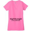 Ladies' Jersey Short-Sleeve Deep V-Neck T-Shirt Thumbnail