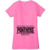 Ladies' Jersey Short-Sleeve Deep V-Neck T-Shirt Thumbnail