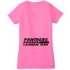 Ladies' Jersey Short-Sleeve Deep V-Neck T-Shirt Thumbnail