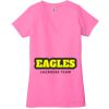 Ladies' Jersey Short-Sleeve Deep V-Neck T-Shirt Thumbnail