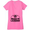Ladies' Jersey Short-Sleeve Deep V-Neck T-Shirt Thumbnail