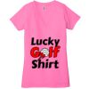 Ladies' Jersey Short-Sleeve Deep V-Neck T-Shirt Thumbnail