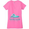 Ladies' Jersey Short-Sleeve Deep V-Neck T-Shirt Thumbnail