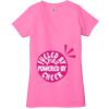 Ladies' Jersey Short-Sleeve Deep V-Neck T-Shirt Thumbnail