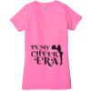 Ladies' Jersey Short-Sleeve Deep V-Neck T-Shirt Thumbnail