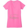 Ladies' Jersey Short-Sleeve Deep V-Neck T-Shirt Thumbnail