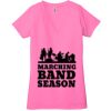 Ladies' Jersey Short-Sleeve Deep V-Neck T-Shirt Thumbnail