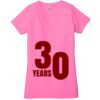 Ladies' Jersey Short-Sleeve Deep V-Neck T-Shirt Thumbnail