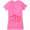 Ladies' Jersey Short-Sleeve Deep V-Neck T-Shirt Thumbnail