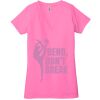 Ladies' Jersey Short-Sleeve Deep V-Neck T-Shirt Thumbnail