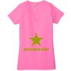 Ladies' Jersey Short-Sleeve Deep V-Neck T-Shirt Thumbnail