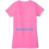Ladies' Jersey Short-Sleeve Deep V-Neck T-Shirt Thumbnail